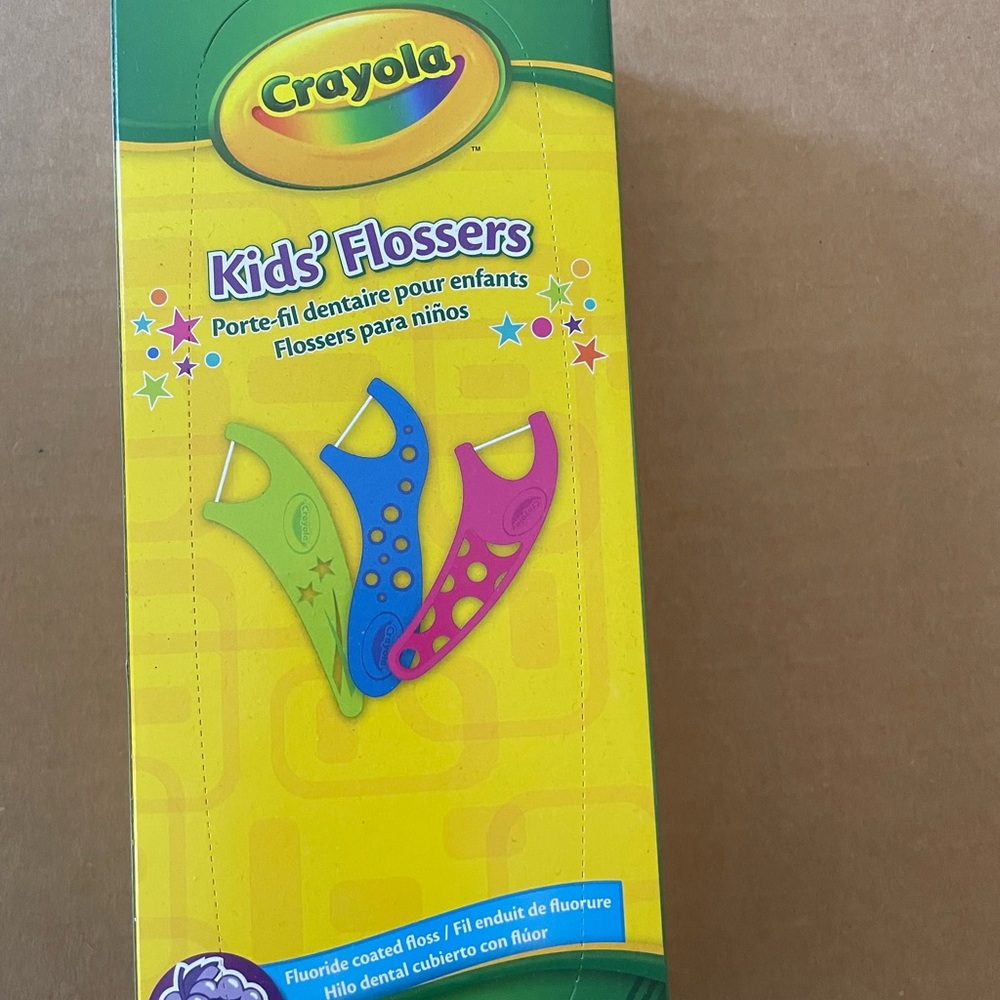 Crayola Kids Flossers - Multicolor 144 floss picks total